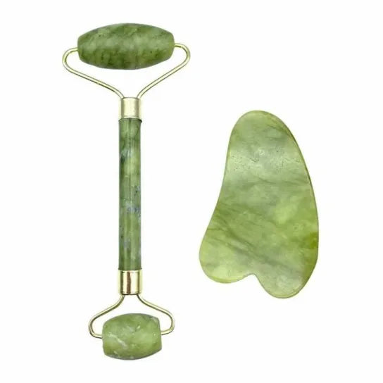 Jade Roller & Face Ice Roller – Derma Roller (Valuable Bundle)